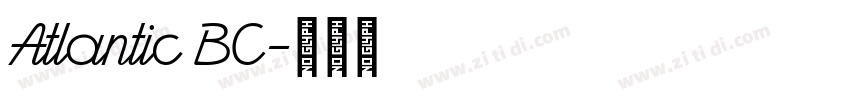 Atlantic BC字体转换
